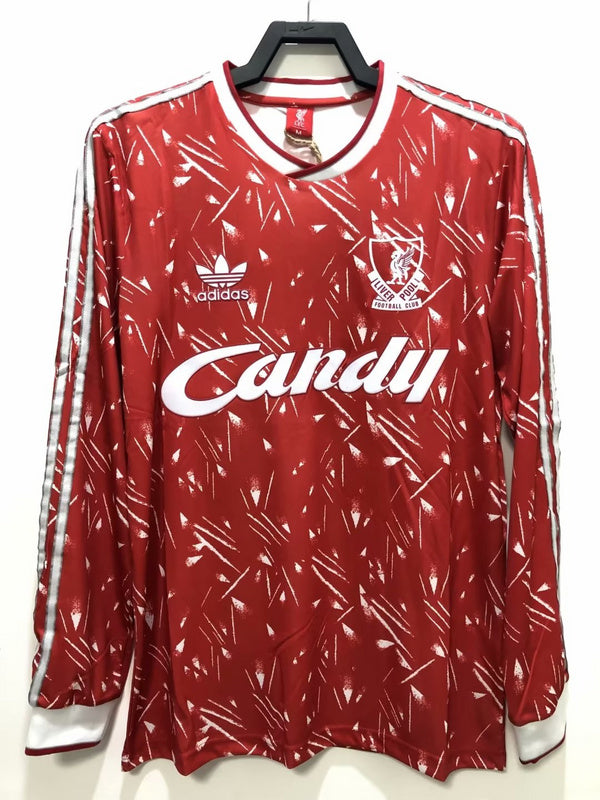 Liverpool 1989-91 Retro - Home (Long Sleeve)