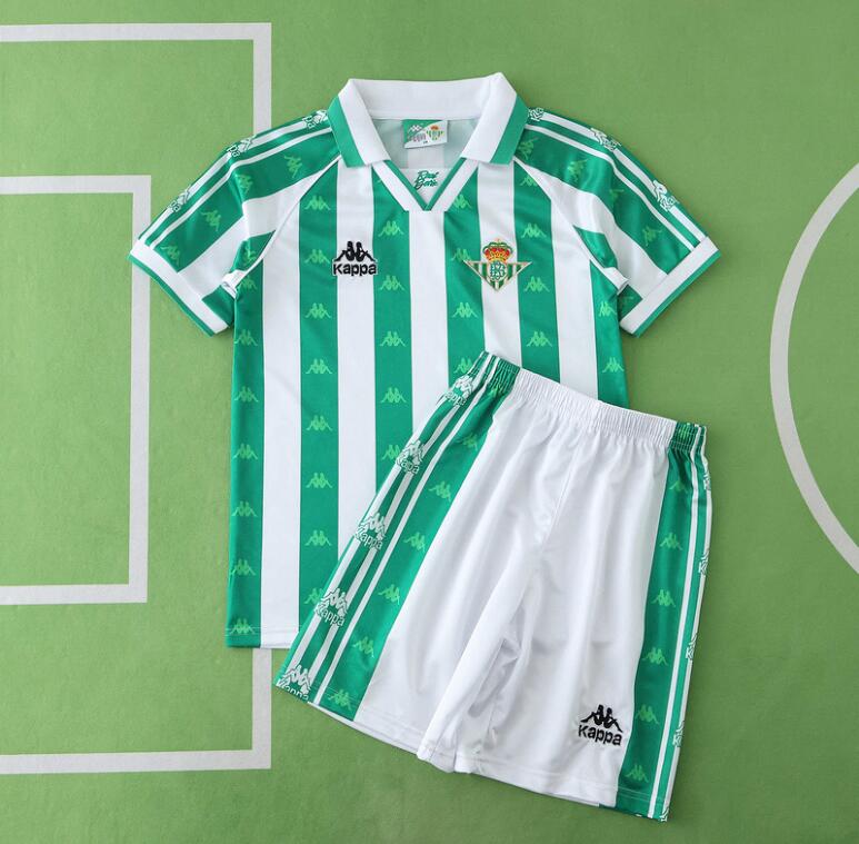 Real Betis 1995-97 Retro - Home Kids Kit