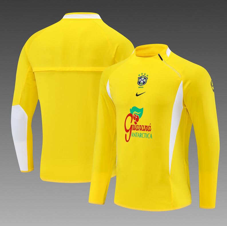 Brazil 2002 Retro - Tracksuit (Yellow)