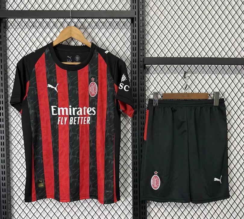 AC Milan 25/26 - Home Kids Kit