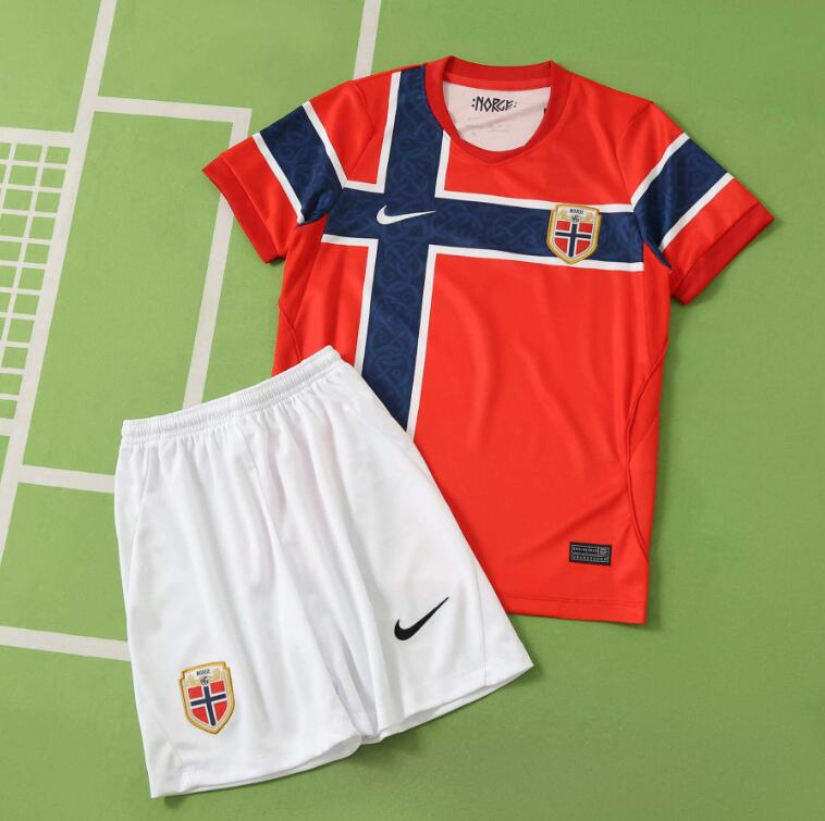 Norway 2026 World Cup - Home Kids Kit