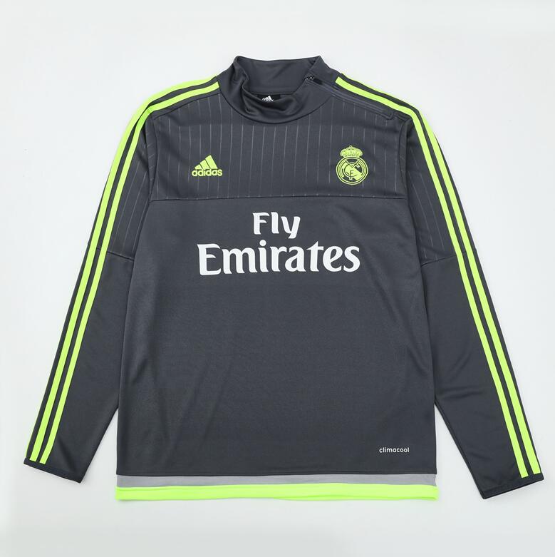 Real Madrid 2015-16 - Tracksuit (Grey, Half-Zip)