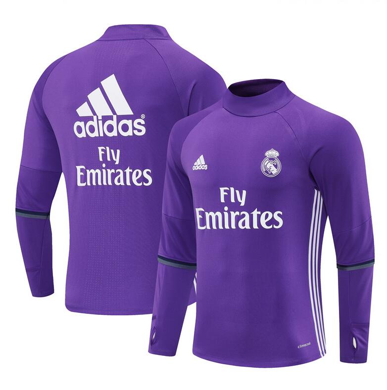 Real Madrid 2016-17 - Tracksuit (Purple, Half-Zip)