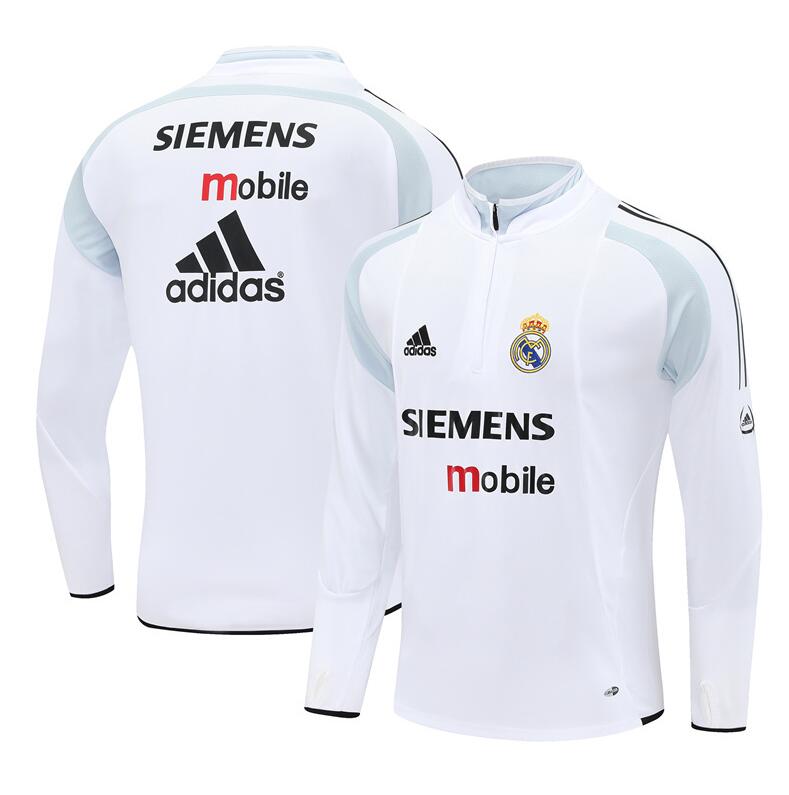 Real Madrid 2004-05 - Tracksuit (White, Half-Zip)