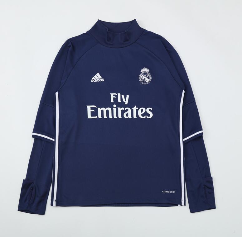 Real Madrid 2016-17 - Tracksuit (Royal Blue, Half-Zip)