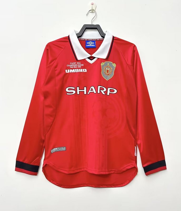 Manchester United 1999-00 Retro - Home (Long Sleeves)