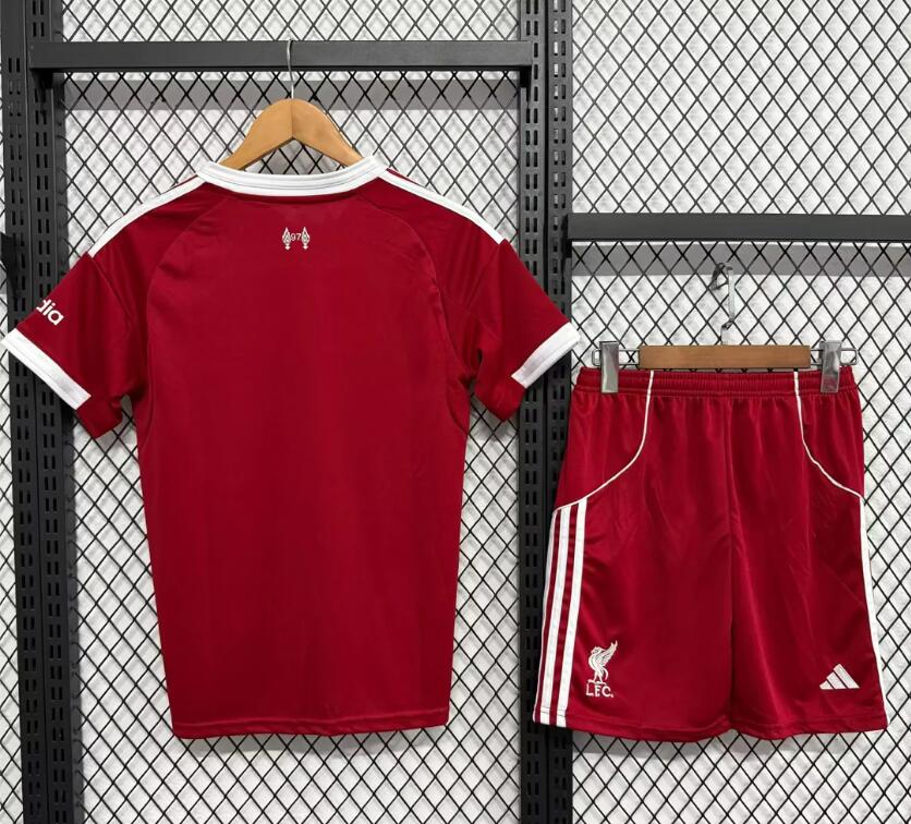 Liverpool 25/26 - Home Kids Kit