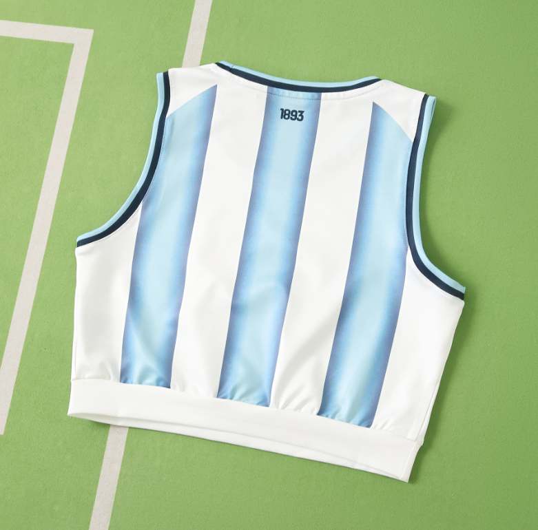 Argentina 2026 World Cup - Home Women Cropped Vest (Fan)