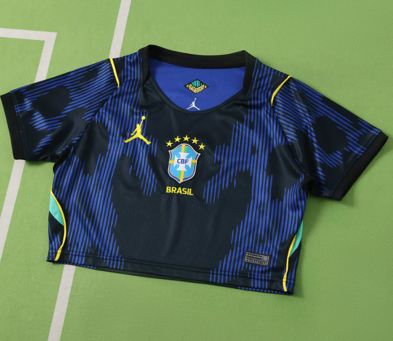 Brazil 2026 World Cup - Away Women Cropped (Fan)