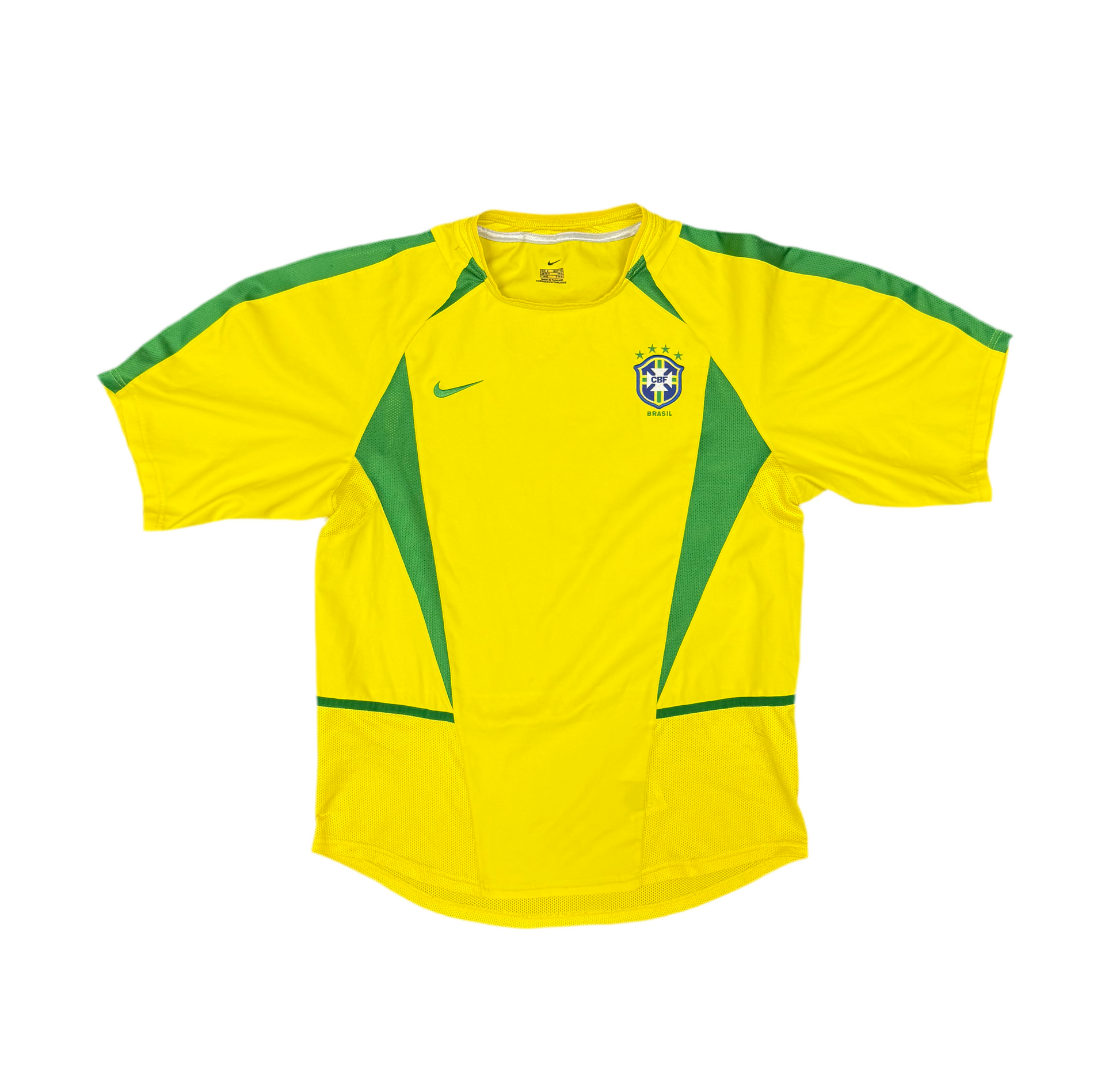 2002 Brazil Retro - Home Kit