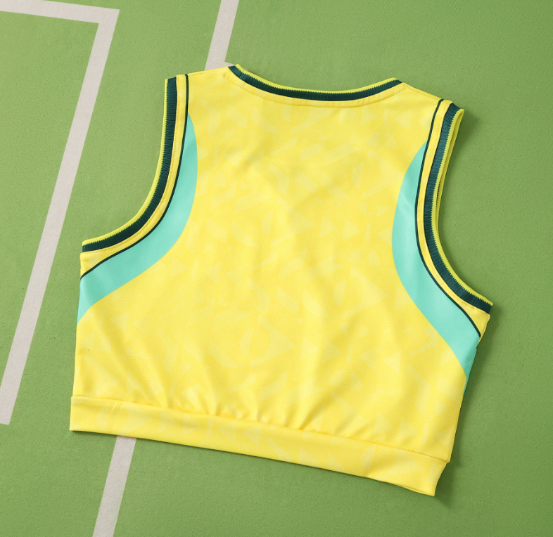 Brazil 2026 World Cup - Home Women's Cropped Vest (Fan)