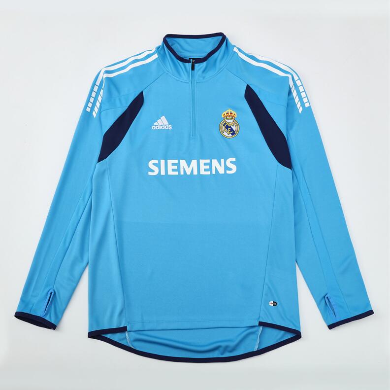 Real Madrid 2005-06 - Tracksuit (Light Blue, Half-Zip)