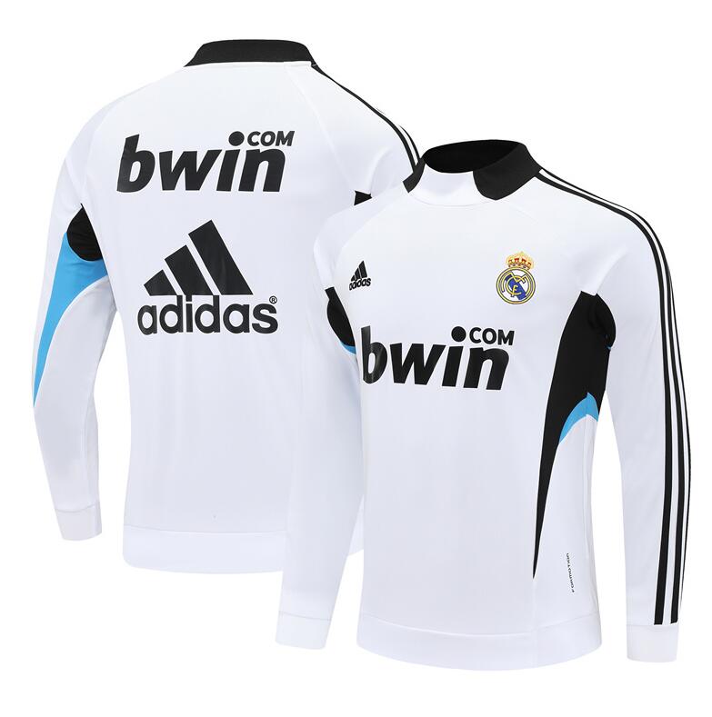 Real Madrid 2008-09 - Tracksuit (White, Half-Zip)