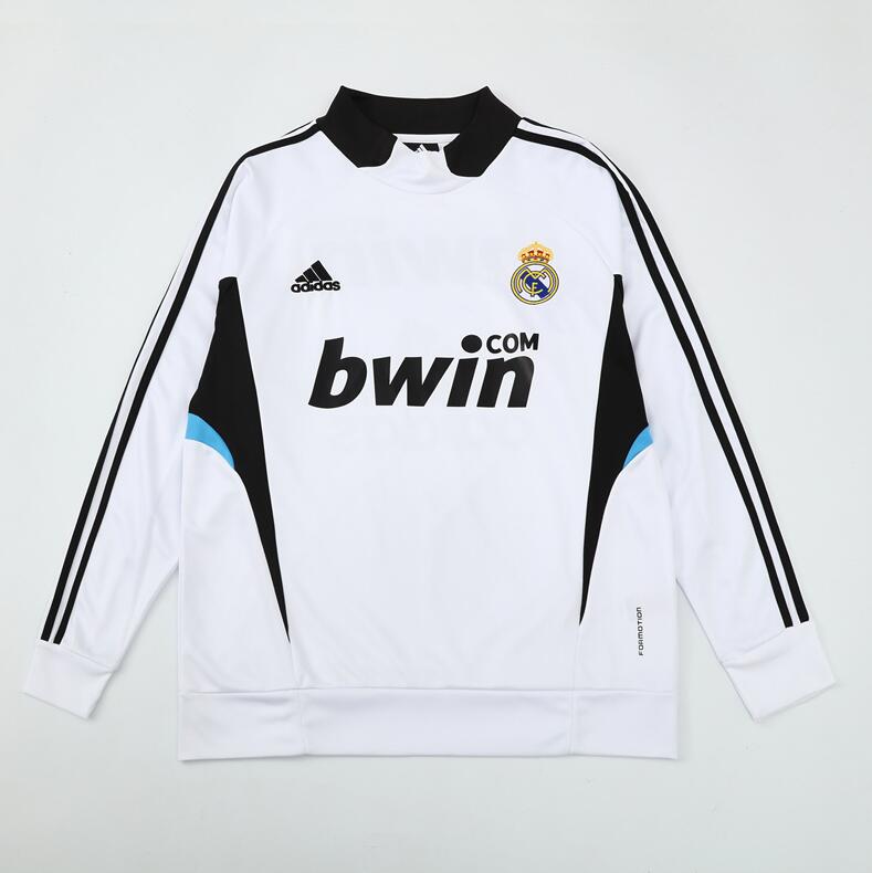 Real Madrid 2008-09 - Tracksuit (White, Half-Zip)