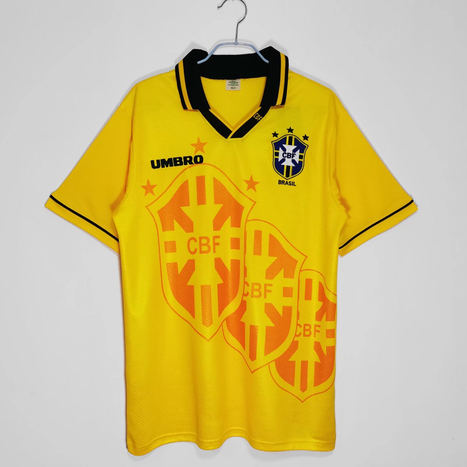 1993 Brazil Retro - Home Kit