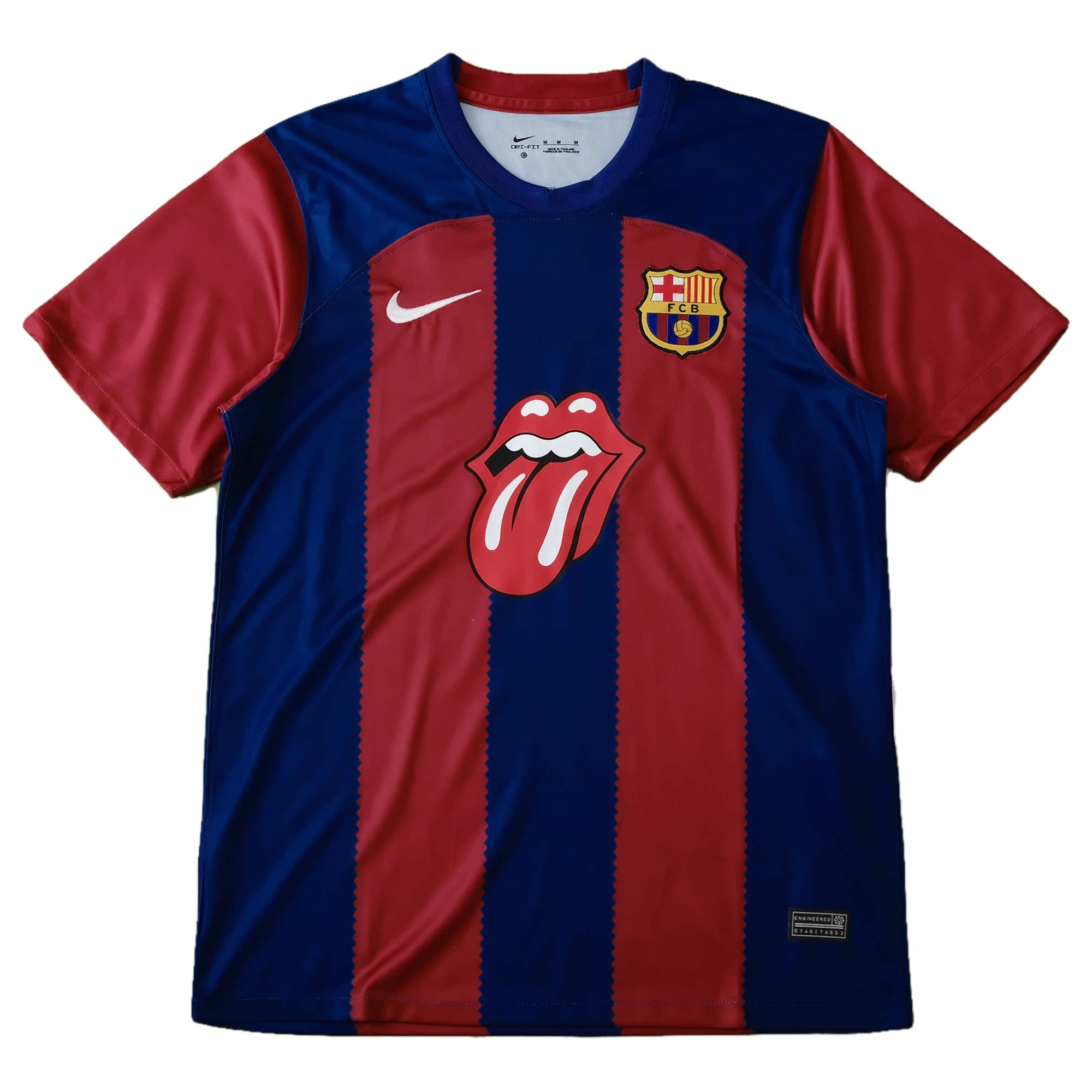 23/24 Barcelona x Rolling Stones Retro - Home Kit