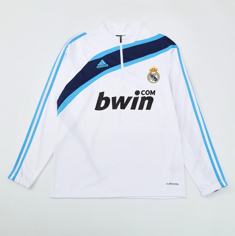 Real Madrid 2009-10 - Tracksuit (White, Half-Zip)