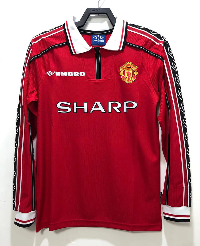 Manchester United 1998 Retro - Home (Long Sleeves)