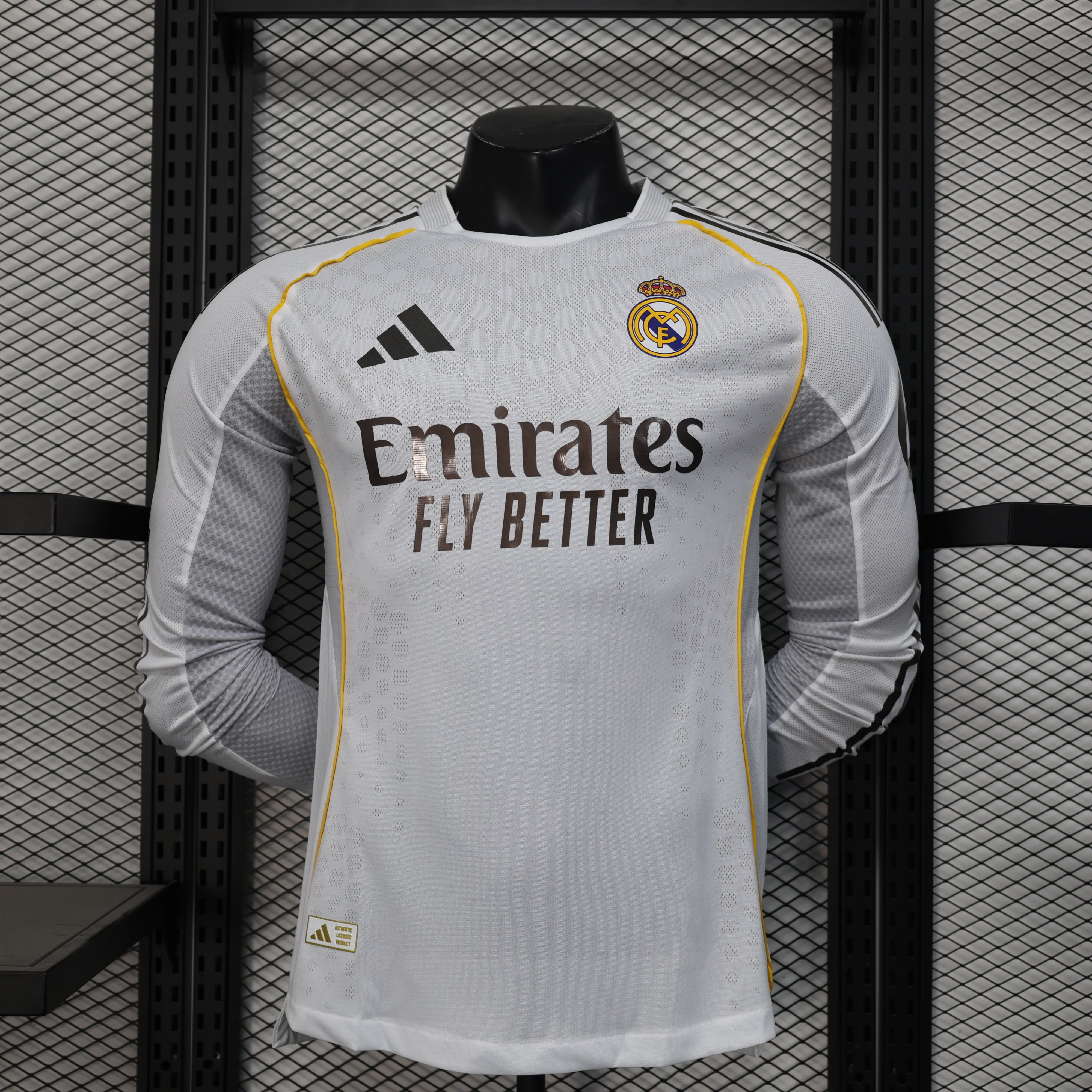 25/26 Real Madrid Player's Edition Long Sleeve - Home Kit