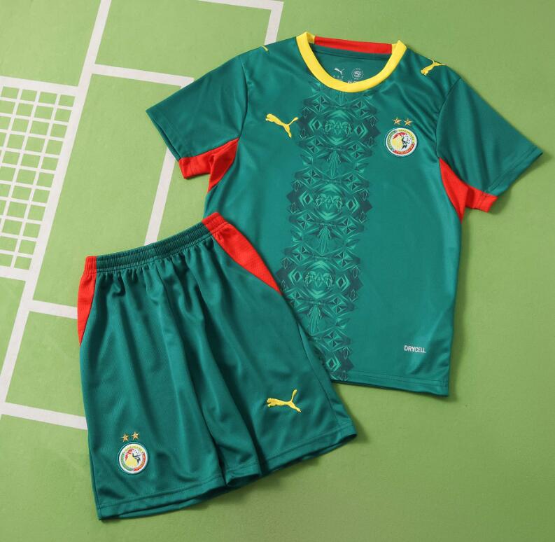 Senegal 2026 World Cup - Away Kids Kit
