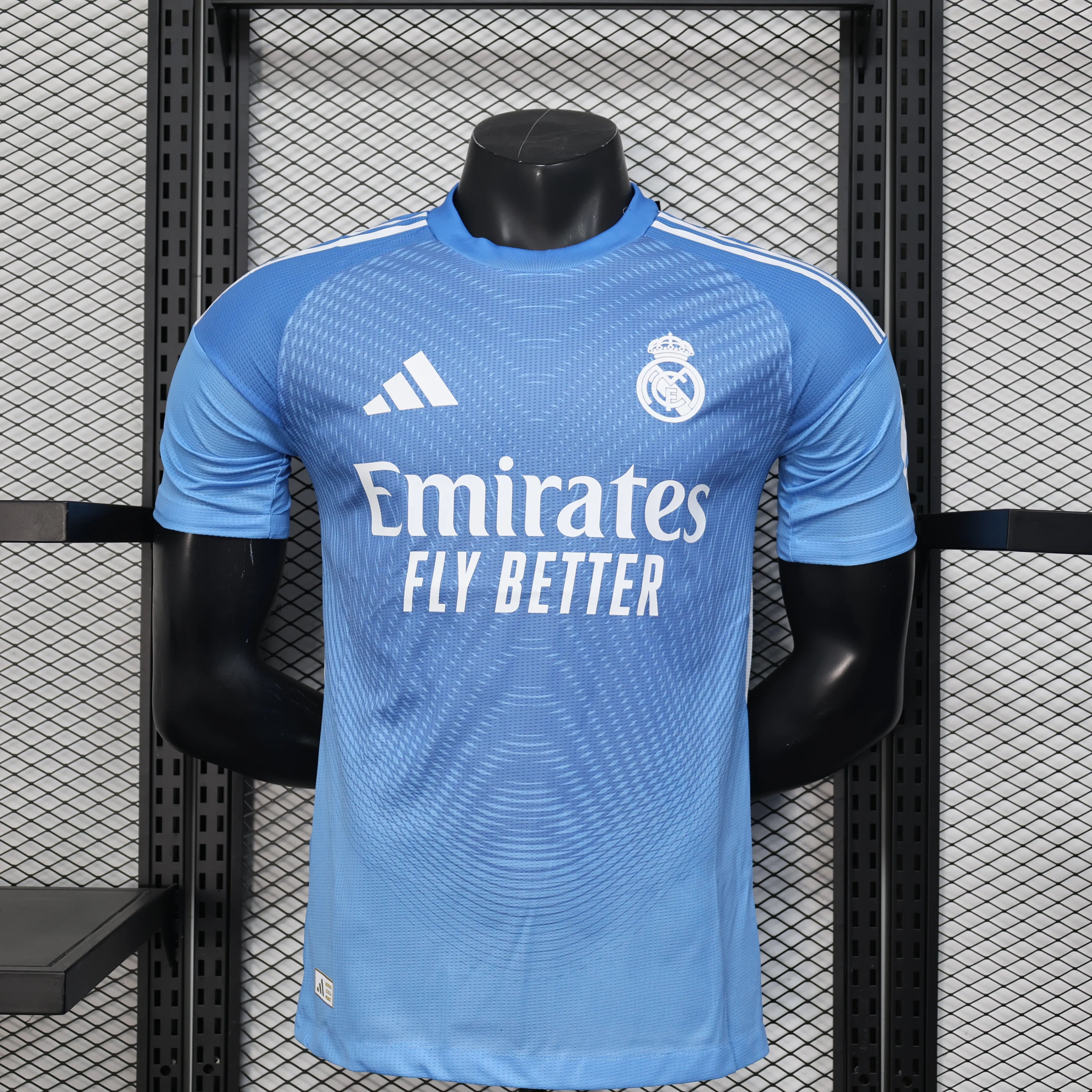 25/26 Real Madrid Player's Edition Blue - Goalkeeper Kit