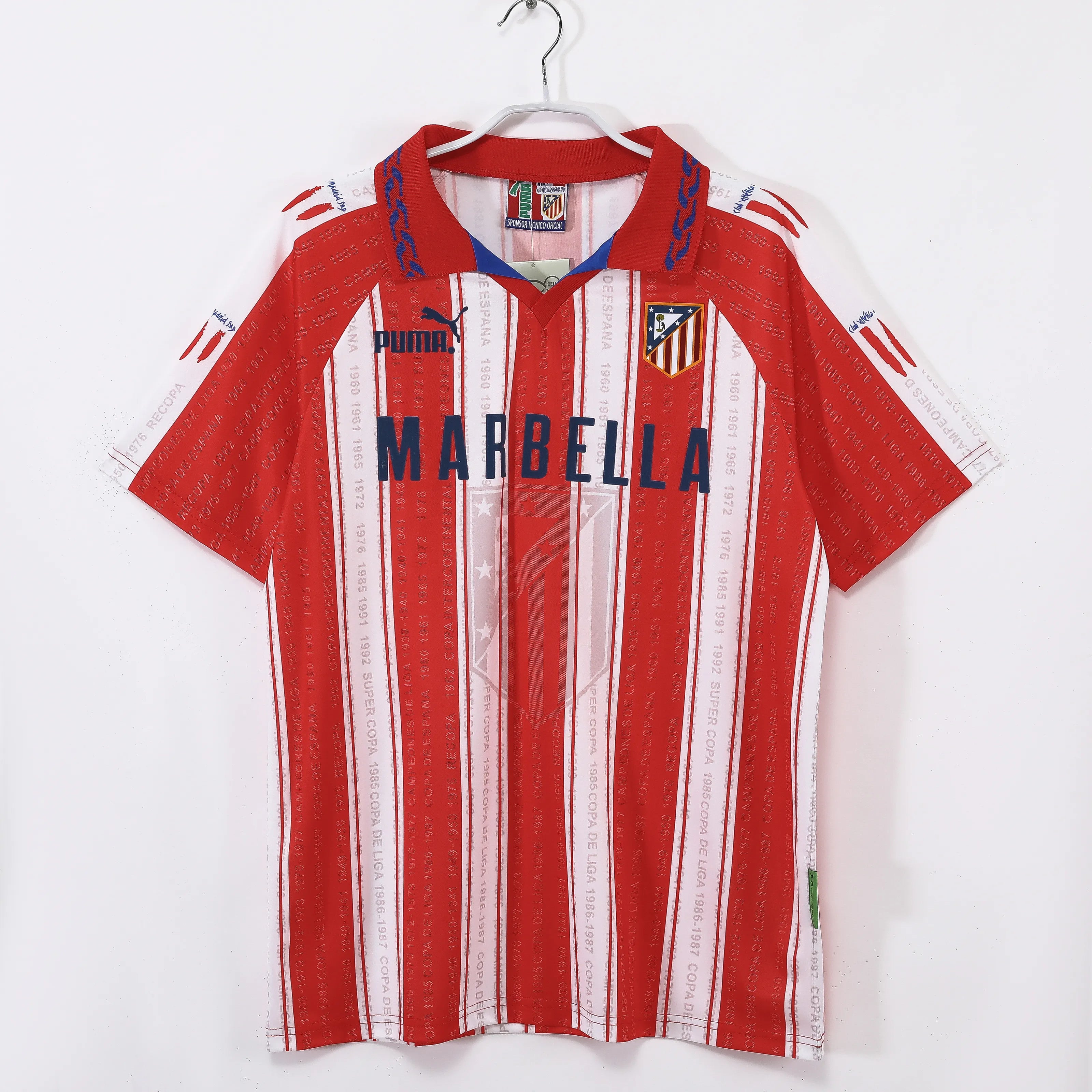 95/96 Atletico Madrid Retro - Home Kit