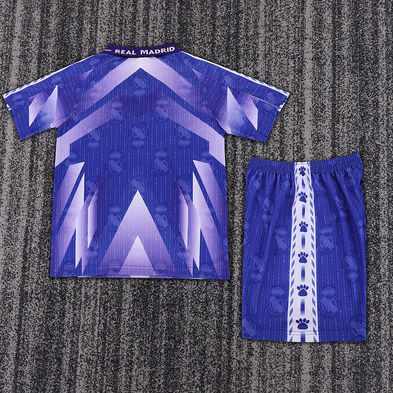 Real Madrid 1996-97 Retro - Away Kids Kit