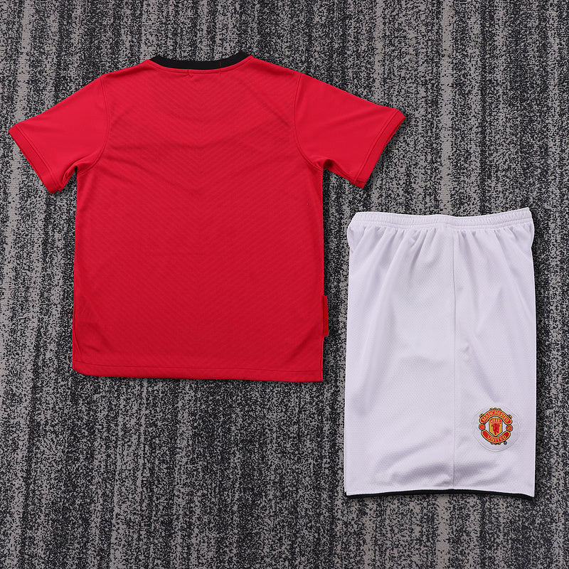Manchester United 2010 Retro - Home Kids Kit
