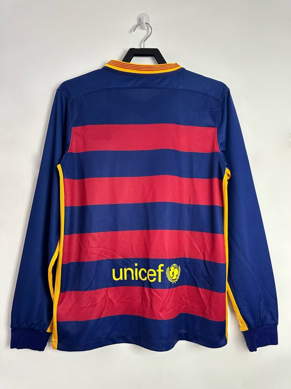 Barcelona 2015-16 Retro - Home Long Sleeves