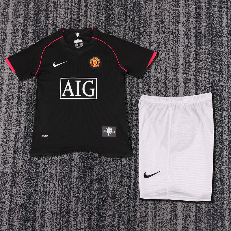 Manchester United 2007-08 Retro - Away Kids Kit