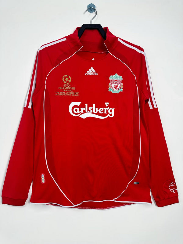 Liverpool 2006-08 Retro - Home (Long Sleeves, UCL)