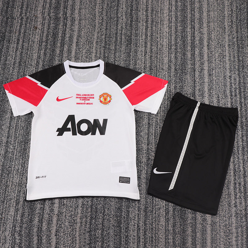 Manchester United 2011-12 Retro - Away Kids Kit
