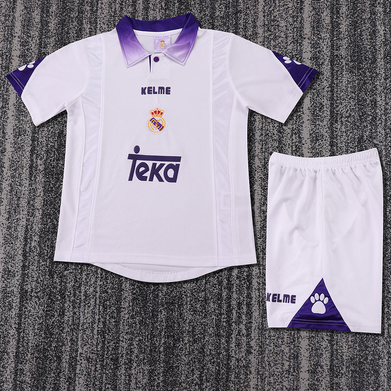 Real Madrid 1997-98 Retro - Home Kids Kit