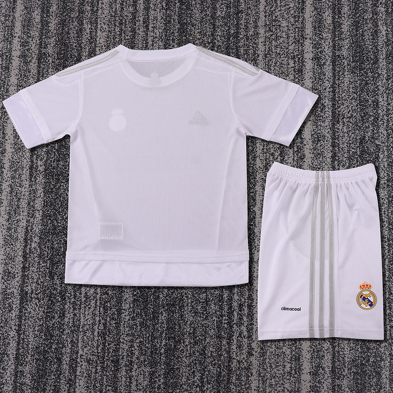 Real Madrid 2015-16 Retro - Home Kids Kit