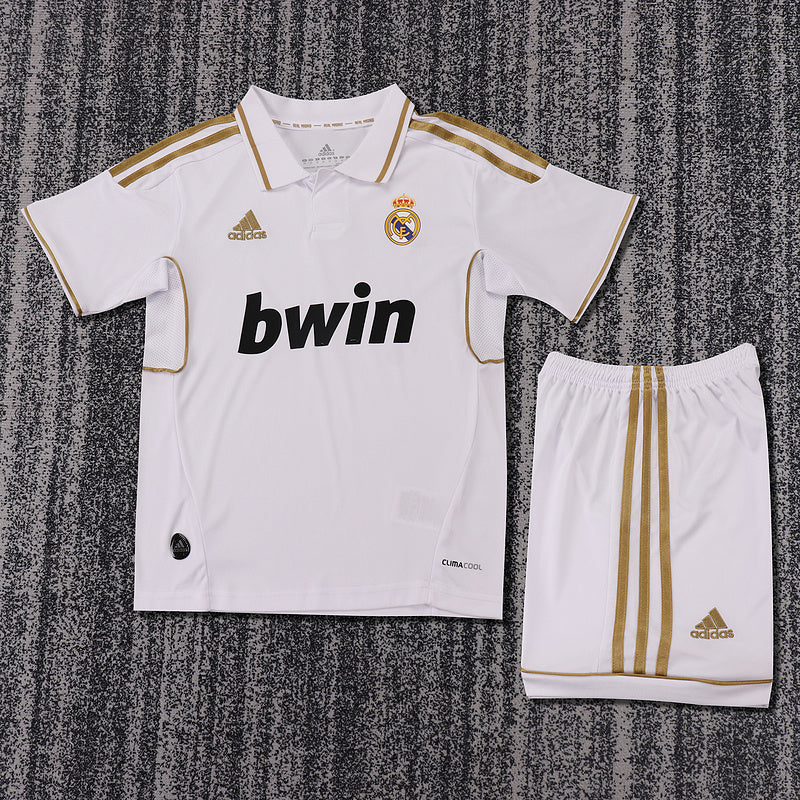 Real Madrid 2011-12 Retro - Home Kids Kit