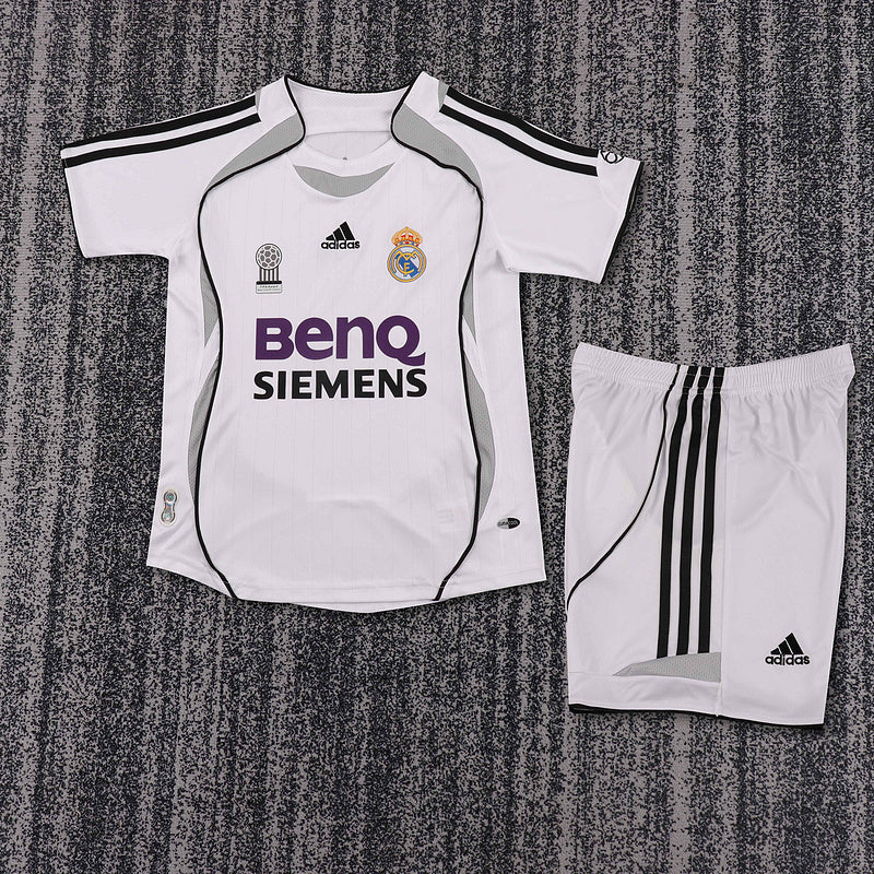 Real Madrid 2006-07 Retro - Home Kids Kit