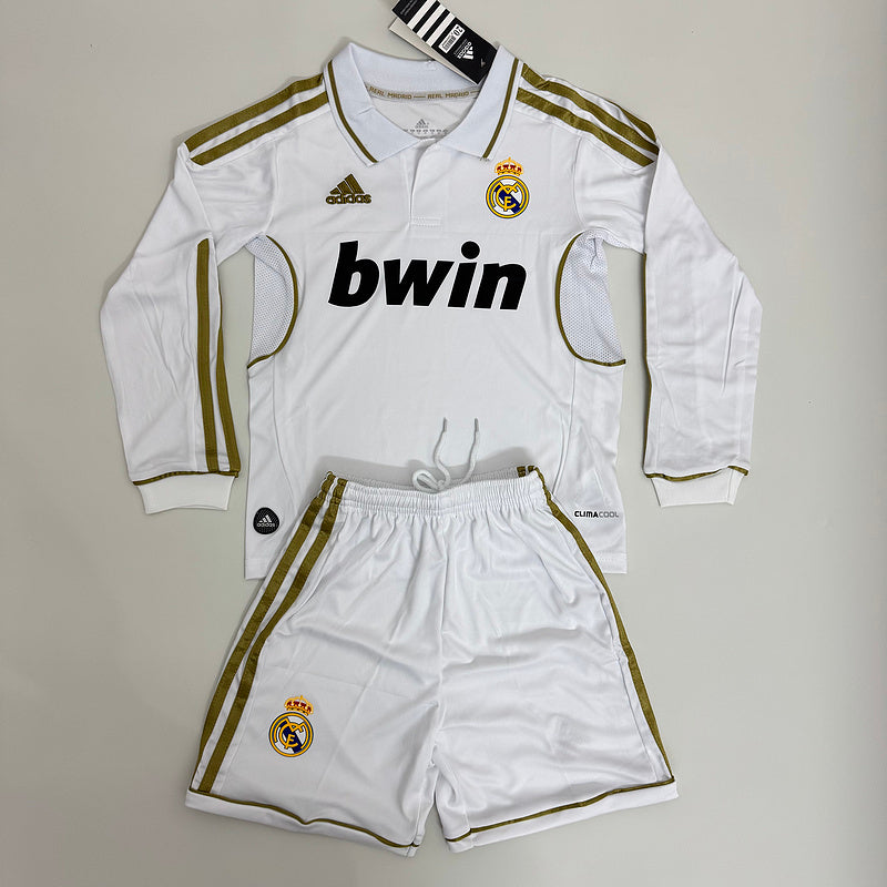 Real Madrid 2011-12 Retro - Home Kids Kit