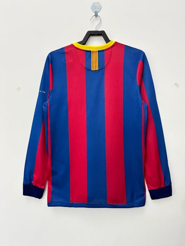 Barcelona 2010-11 Retro - Home Long Sleeves