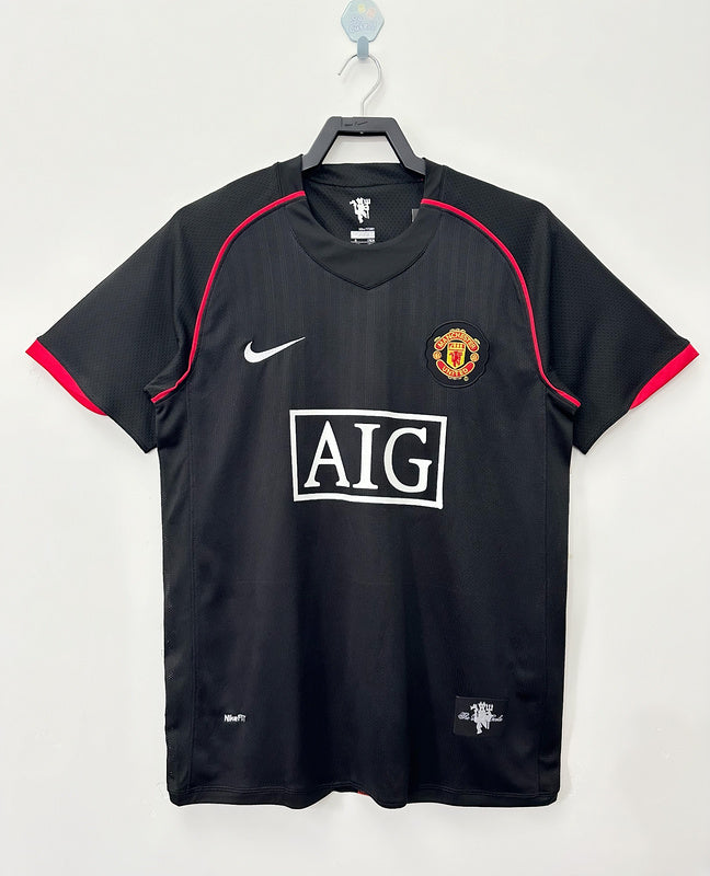 Manchester United 2007-08 Retro - Away (Black)