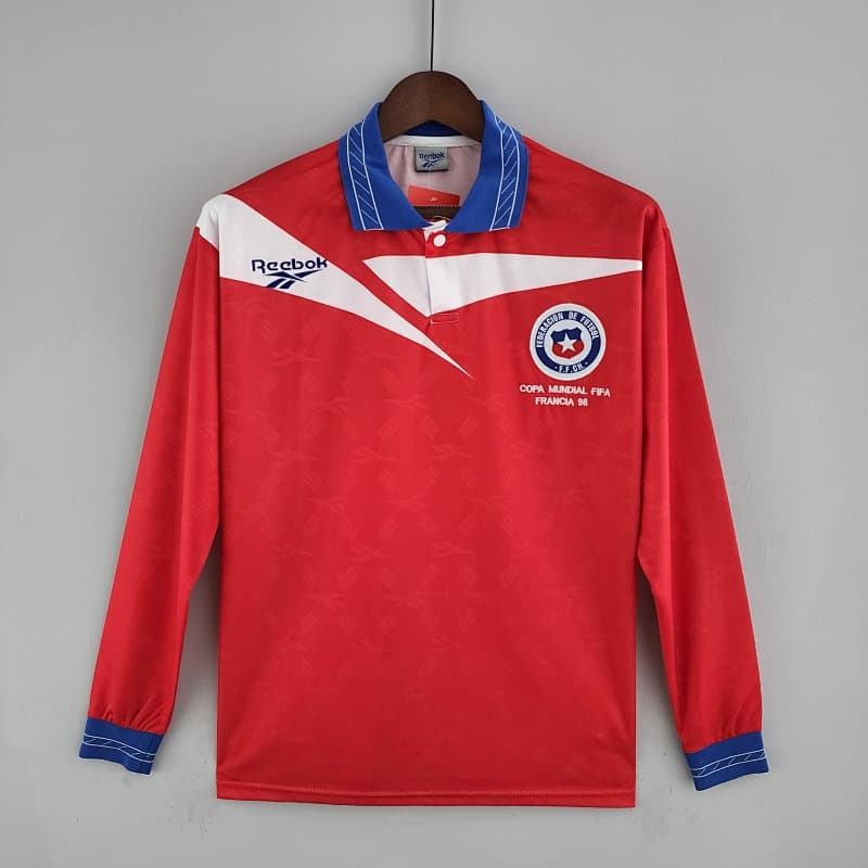 Chile Home Long Sleeve Jersey 1998
