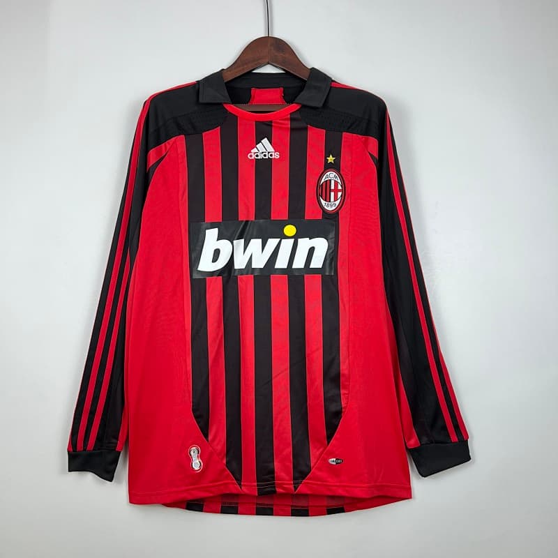 AC Milan Home Long Sleeve Jersey 2007/08