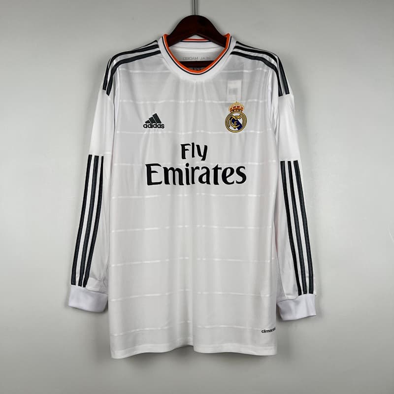Real Madrid Home Long Sleeve Jersey 2013/14