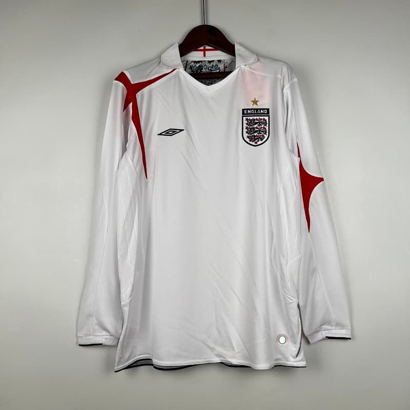 England Home Long Sleeve Jersey 2006