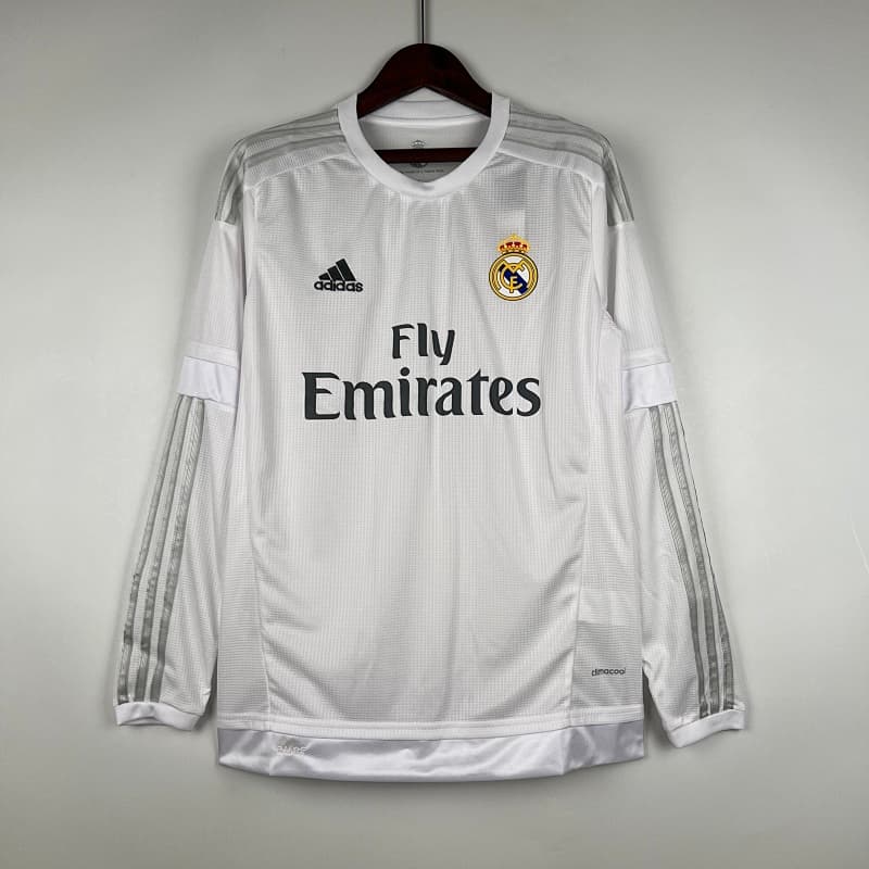 Real Madrid Home Long Sleeve Jersey 2015/16
