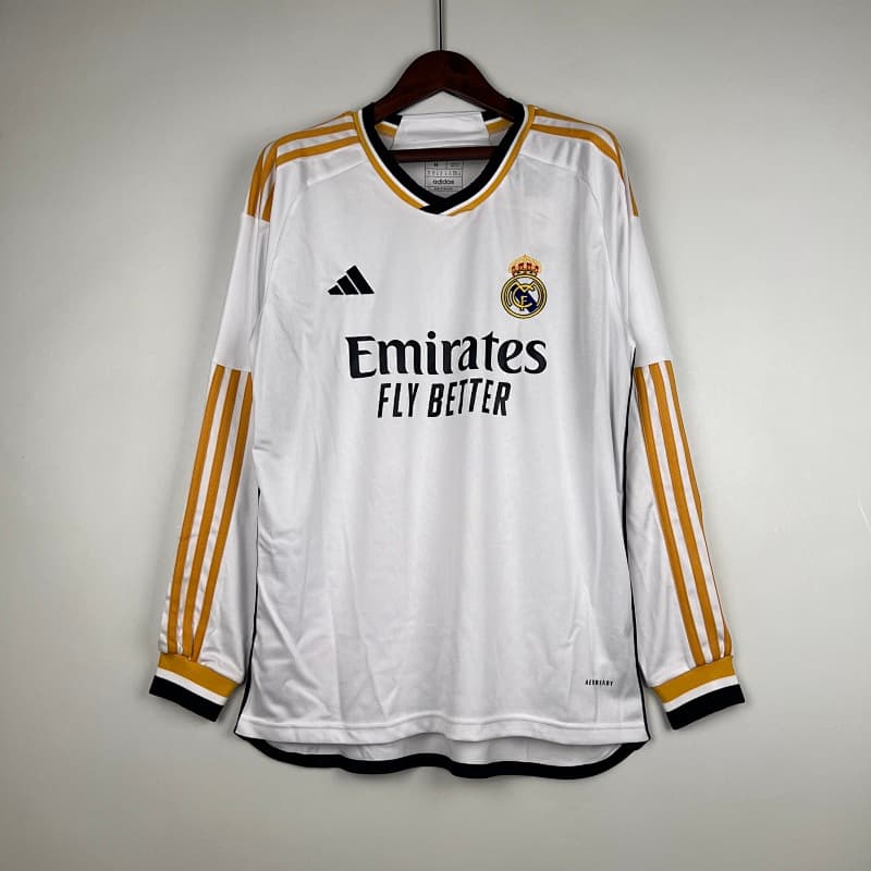 Real Madrid Home Long Sleeve Jersey 2023/24