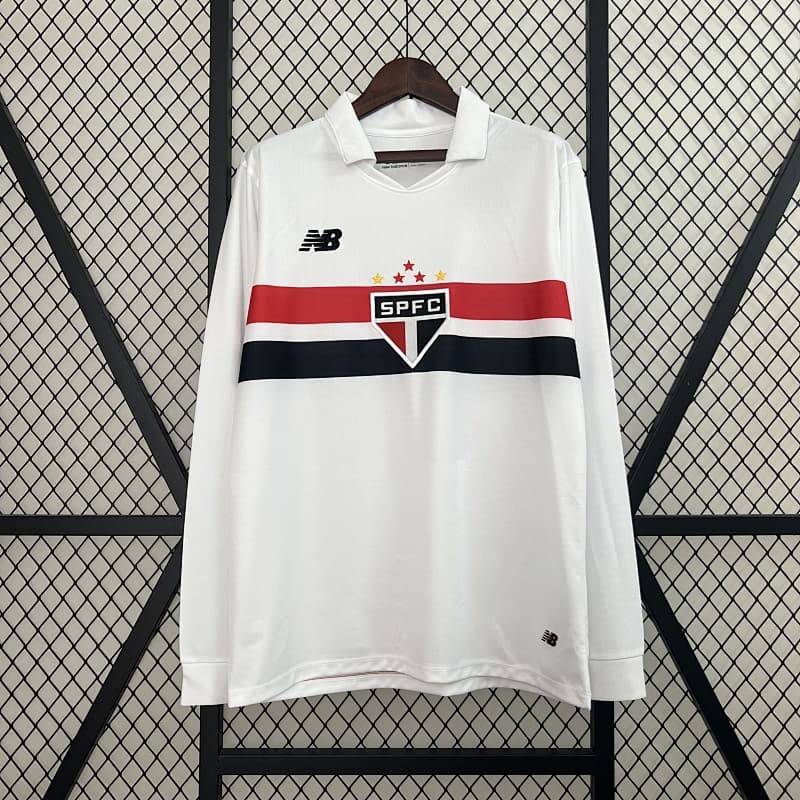 Sao Paulo Home Long Sleeve Jersey 2024/25