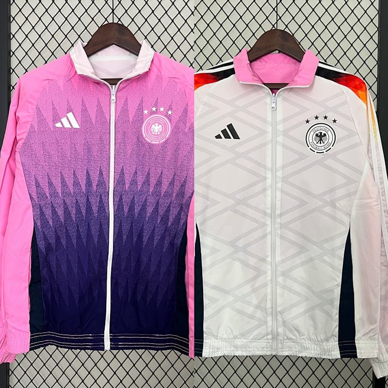 Germany Reversible Jacket 2024 - White/Pink/Purple