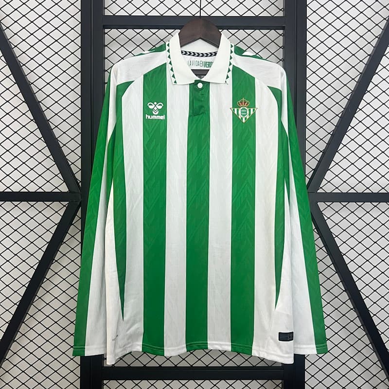 Real Betis Home Long Sleeve Jersey 2024/25