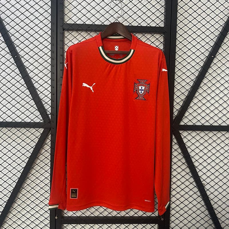 Portugal Home Long Sleeve Jersey 2025