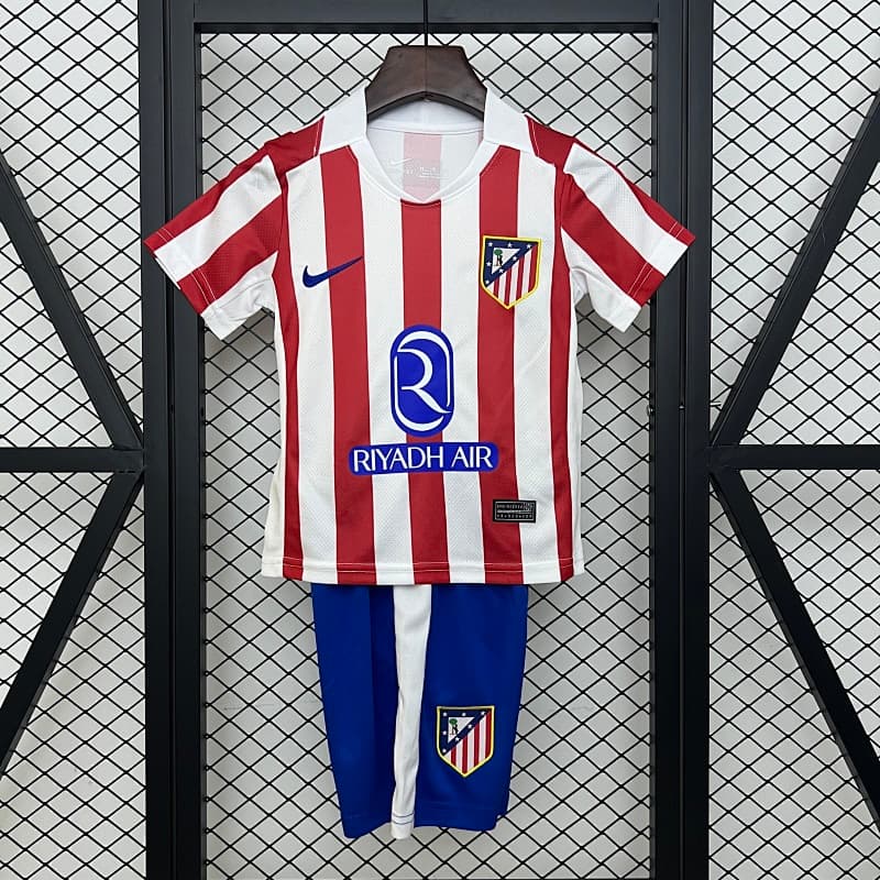 Atletico Madrid Home Kids Kit 2025/26